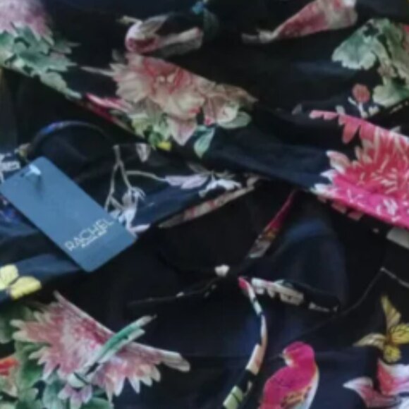 Brand New Rachel by Rachel Roy One-Piece Navy Floral Swimsuit - Picture 10 of 12